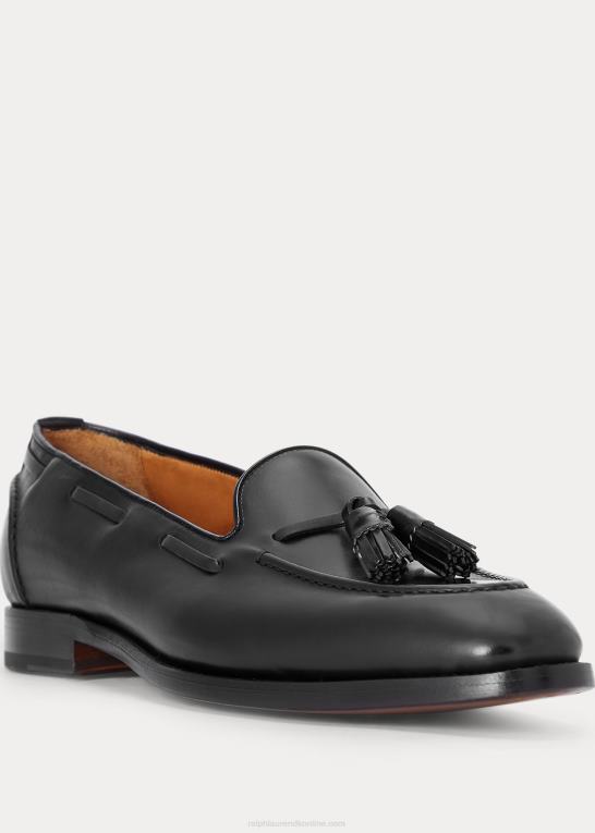 sort Mænd Ralph Lauren luther kvast kalveskind loafer Z426B2160