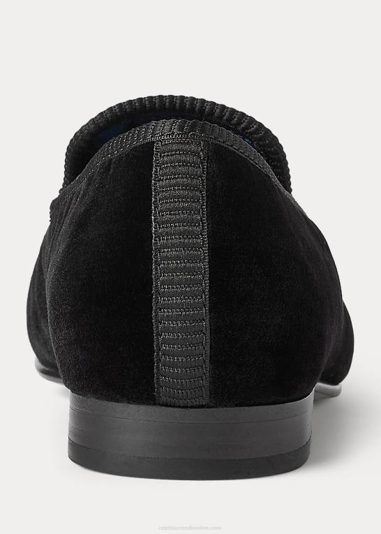 sort Mænd Ralph Lauren paxton crest fløjlssko Z426B2104