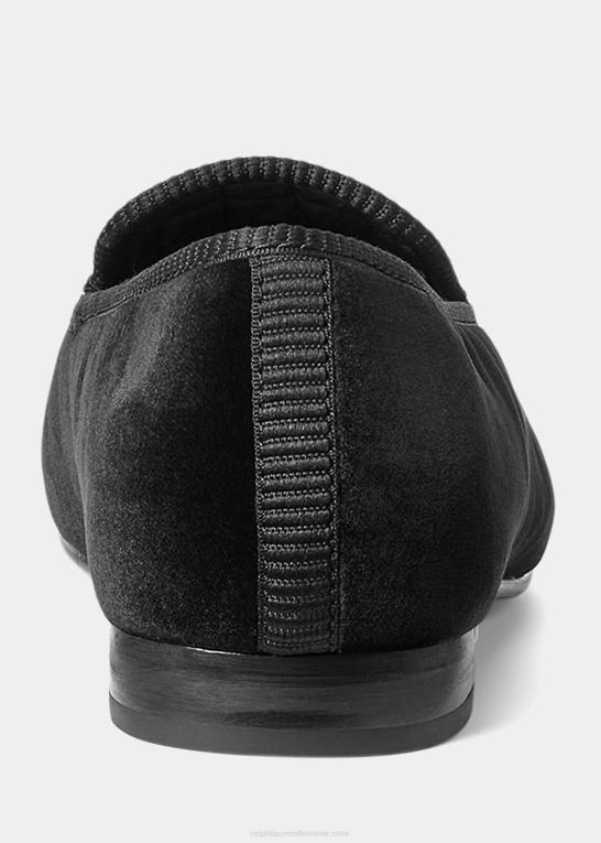 sort Mænd Ralph Lauren paxton crest fløjlssko Z426B2104