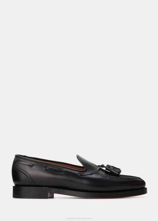 sort Mænd Ralph Lauren stand loafer af kalveskind Z426B2088