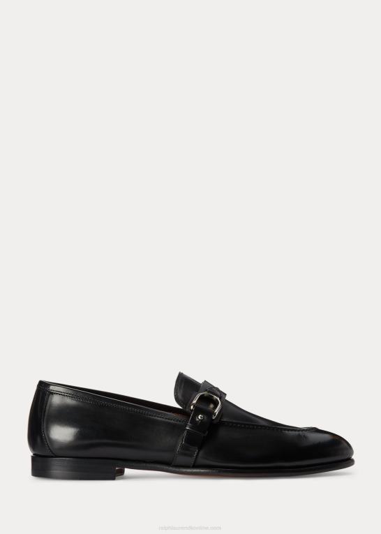 sort Mænd Ralph Lauren welington loafer i kalveskind Z426B2153