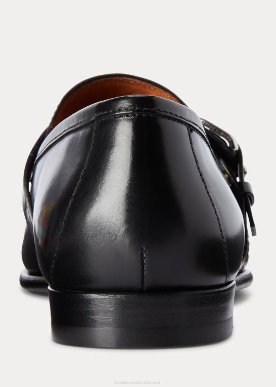 sort Mænd Ralph Lauren welington loafer i kalveskind Z426B2153