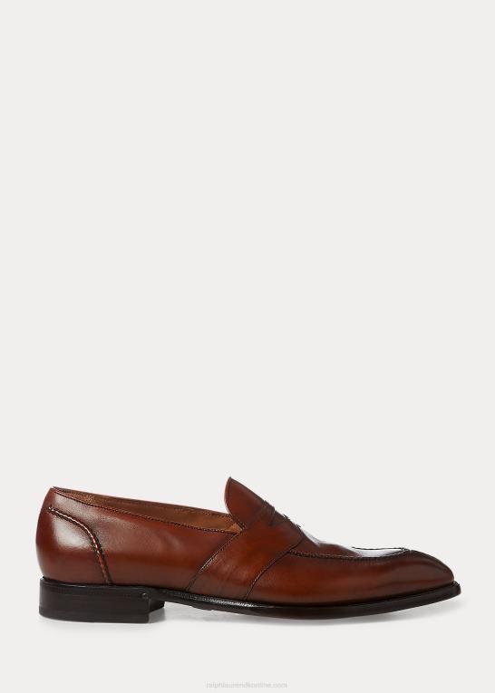 tan Mænd Ralph Lauren meegan penny loafer Z426B2156