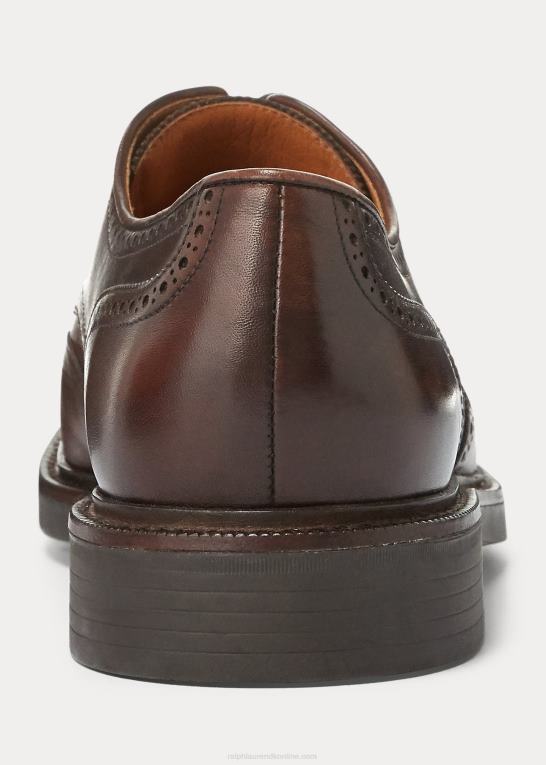 Brun Mænd Ralph Lauren asher læder vingespids Z426B2113