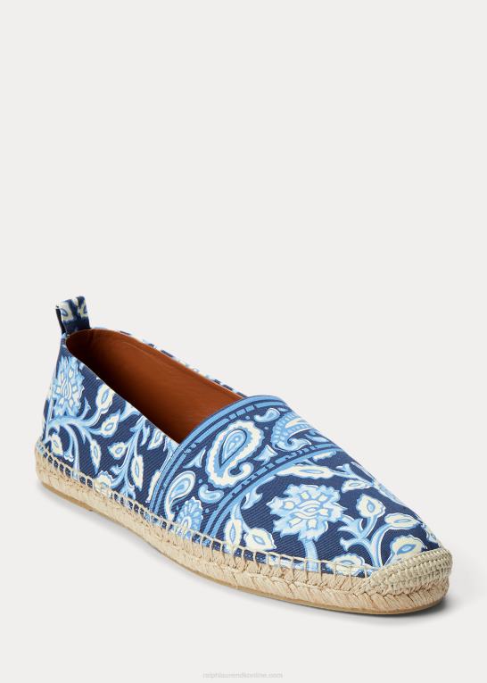 cera choppa Mænd Ralph Lauren bowsworth espadrille i twill med blomster Z426B2178