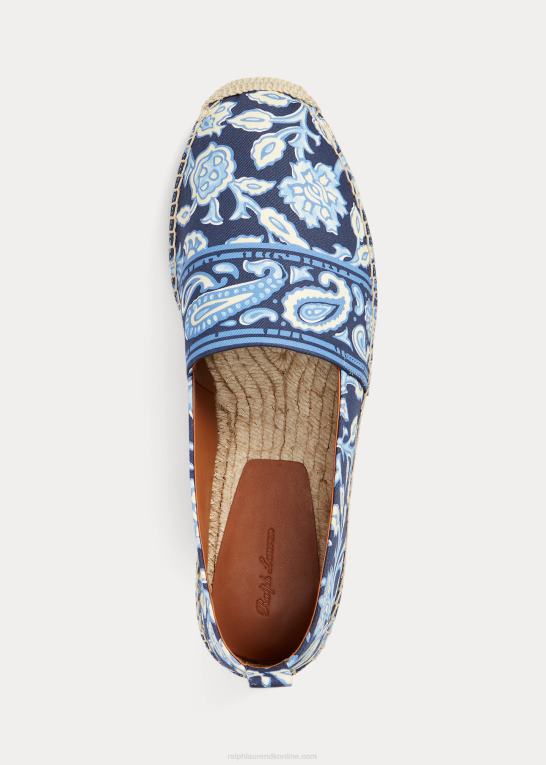 cera choppa Mænd Ralph Lauren bowsworth espadrille i twill med blomster Z426B2178