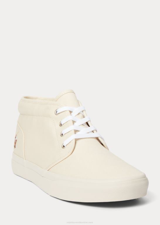 ecru Mænd Ralph Lauren keaton lærred chukka Z426B2041