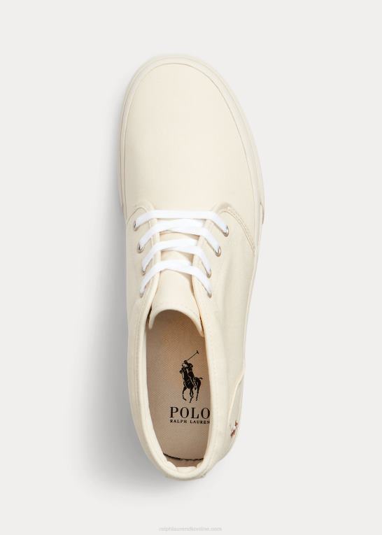 ecru Mænd Ralph Lauren keaton lærred chukka Z426B2041
