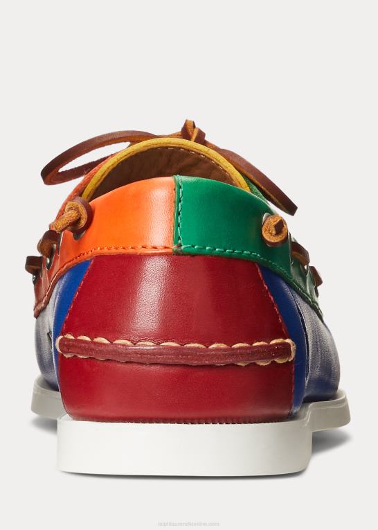 farveblok Mænd Ralph Lauren merton farveblokeret bådsko i læder Z426B2078