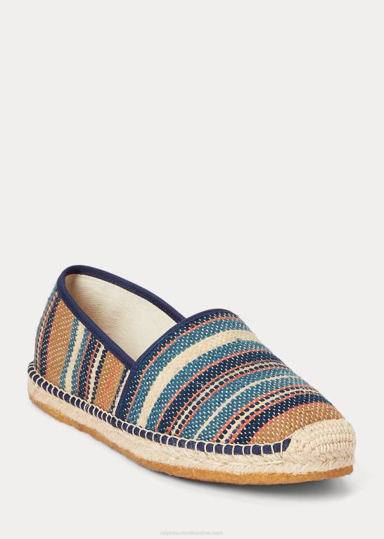 indigo multi Mænd Ralph Lauren håndvævet jacquard espadrille Z426B2130