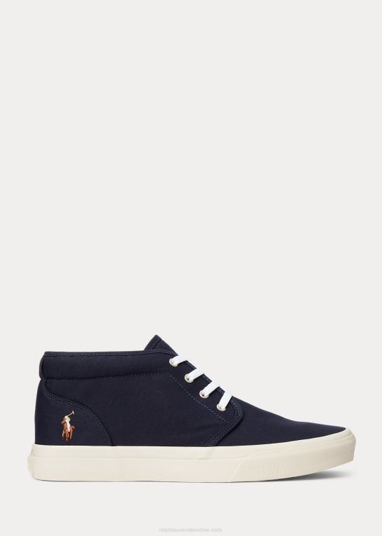 jægerflåde Mænd Ralph Lauren keaton lærred chukka Z426B2042