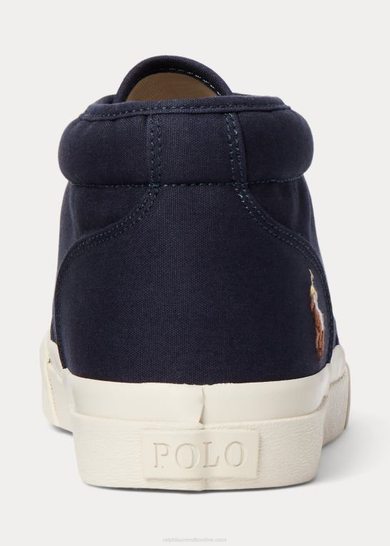 jægerflåde Mænd Ralph Lauren keaton lærred chukka Z426B2042
