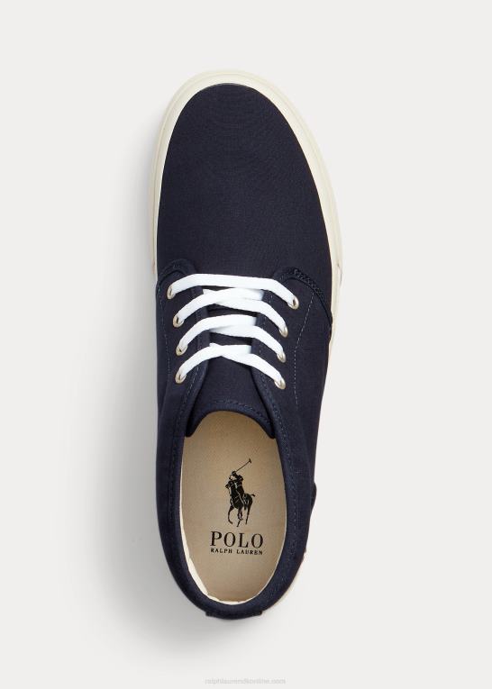 jægerflåde Mænd Ralph Lauren keaton lærred chukka Z426B2042