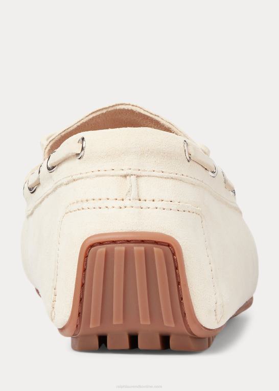klassisk creme Mænd Ralph Lauren harold kvast kalve-ruskind driver Z426B2164
