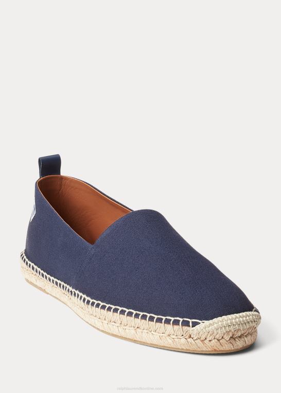 klassisk formand flåde Mænd Ralph Lauren bowsworth monogram canvas espadrille Z426B2173