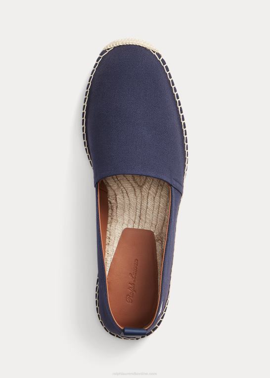 klassisk formand flåde Mænd Ralph Lauren bowsworth monogram canvas espadrille Z426B2173