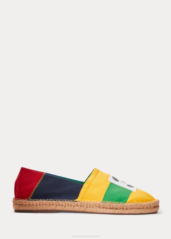 nautisk farveblok Mænd Ralph Lauren cevio cp-93 farveblokeret espadrille Z426B2075