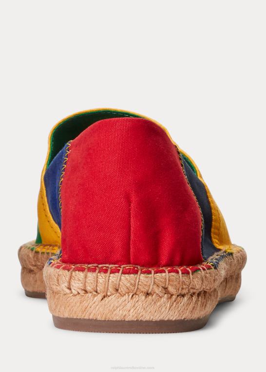 nautisk farveblok Mænd Ralph Lauren cevio cp-93 farveblokeret espadrille Z426B2075