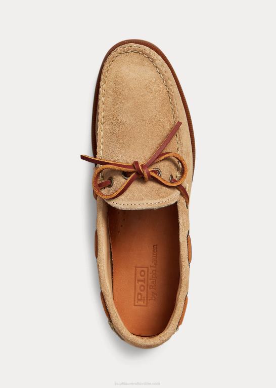 ørkensand Mænd Ralph Lauren ruskind camp moccasin Z426B2086
