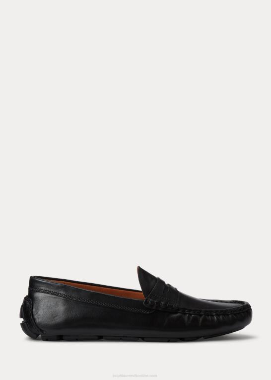 sort Mænd Ralph Lauren anders læder driver Z426B2099