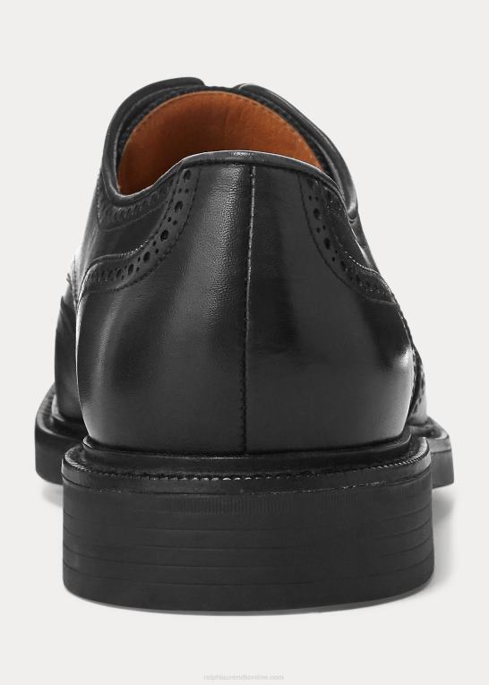 sort Mænd Ralph Lauren asher læder vingespids Z426B2111