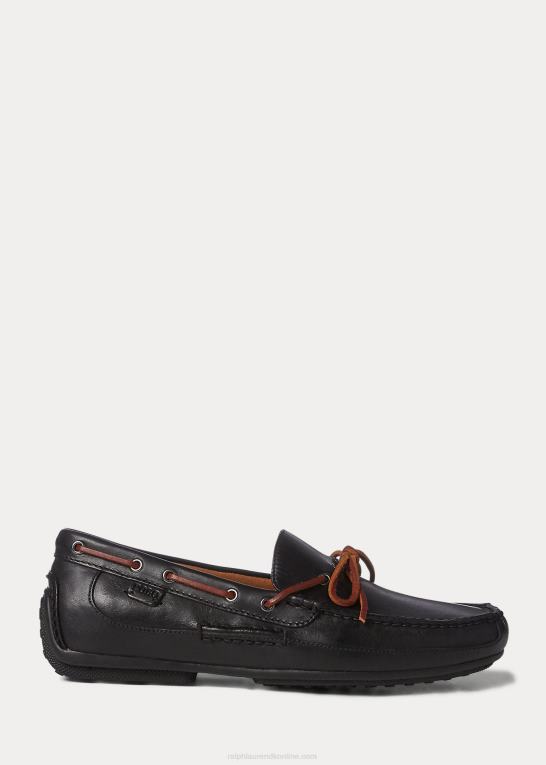 sort Mænd Ralph Lauren roberts læder driver Z426B2083