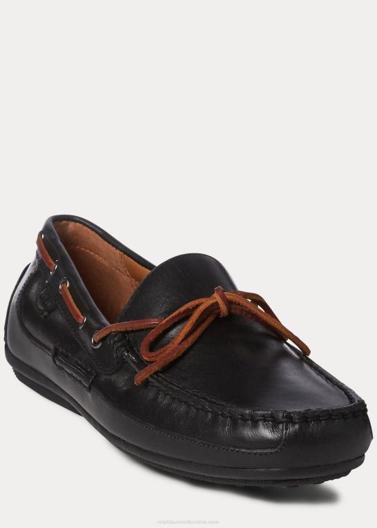 sort Mænd Ralph Lauren roberts læder driver Z426B2083
