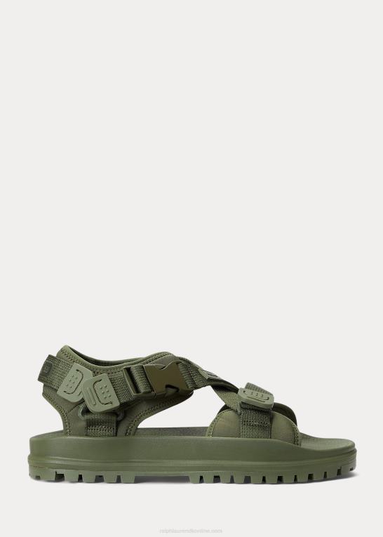 mørk salvie Mænd Ralph Lauren eventyr neopren sandal Z426B2064