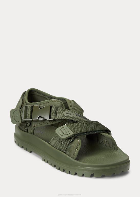 mørk salvie Mænd Ralph Lauren eventyr neopren sandal Z426B2064