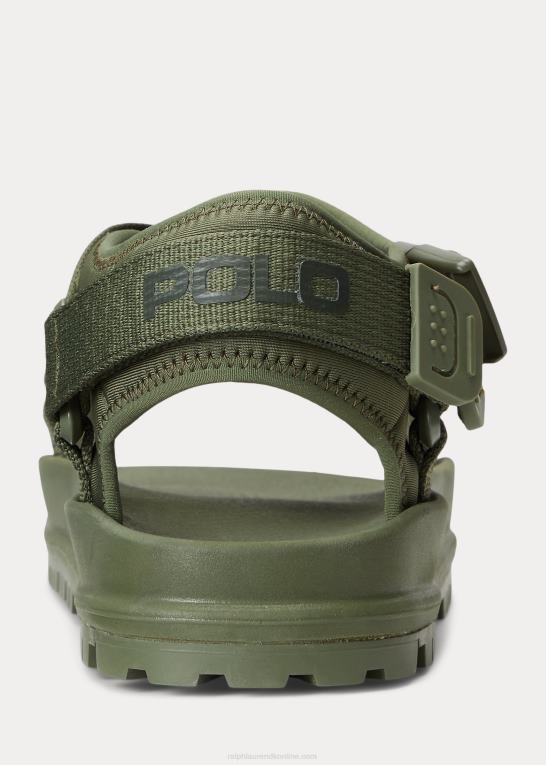 mørk salvie Mænd Ralph Lauren eventyr neopren sandal Z426B2064