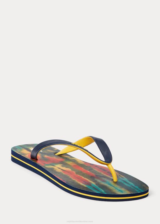 daggry slipsfarve Mænd Ralph Lauren bolt tie-dye flip-flop Z426B2068