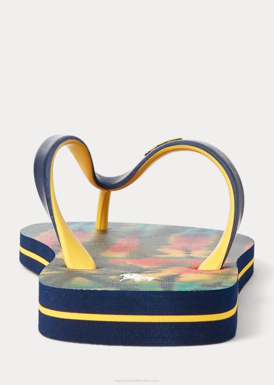 daggry slipsfarve Mænd Ralph Lauren bolt tie-dye flip-flop Z426B2068