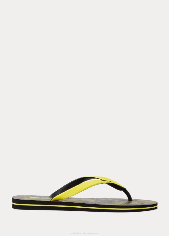 frøskind camo print Mænd Ralph Lauren bolt flip-flop Z426B2067
