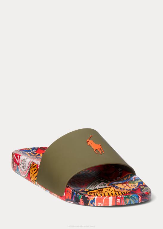 patchwork Mænd Ralph Lauren patch-print slide Z426B2063