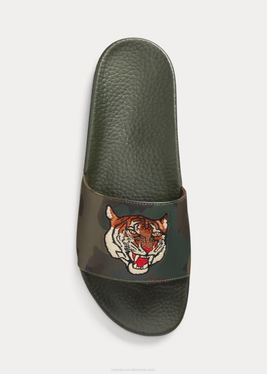 tiger camo Mænd Ralph Lauren tiger læder rutsjebane Z426B2062
