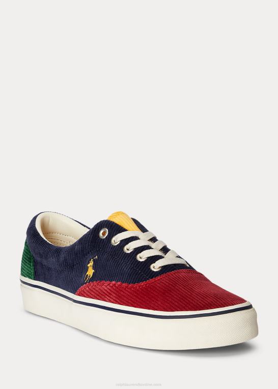 aktiv farveblok Mænd Ralph Lauren keaton farveblokeret fløjlssneaker Z426B2196