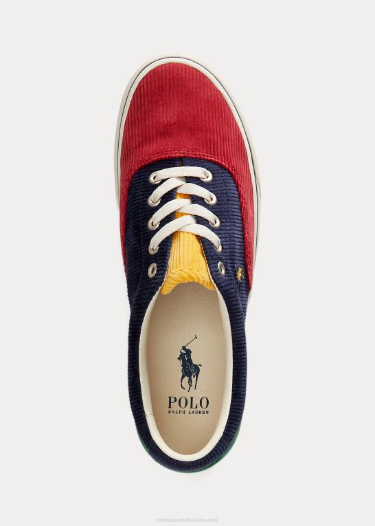 aktiv farveblok Mænd Ralph Lauren keaton farveblokeret fløjlssneaker Z426B2196