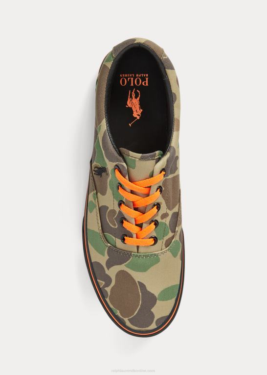 frø camo Mænd Ralph Lauren keaton twill sneaker Z426B2037