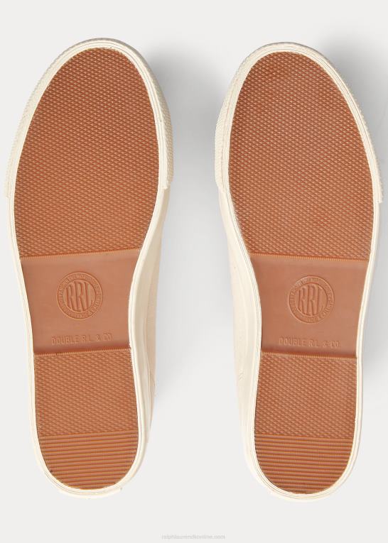 greige Mænd Ralph Lauren mayport canvas sneaker Z426B1950