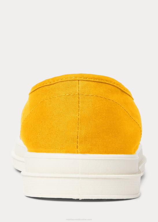 gul/blå Mænd Ralph Lauren essence 100 canvas cap-toe sneaker Z426B2045
