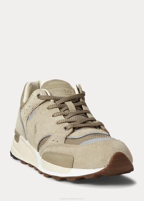 halm kaki Mænd Ralph Lauren trackster 200 sneaker Z426B1961