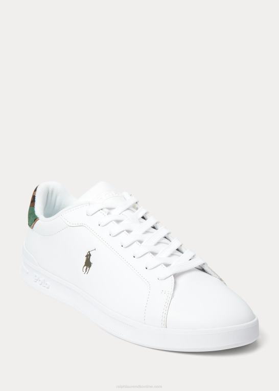 hvid/camo Mænd Ralph Lauren Heritage Court ii sneaker Z426B8724