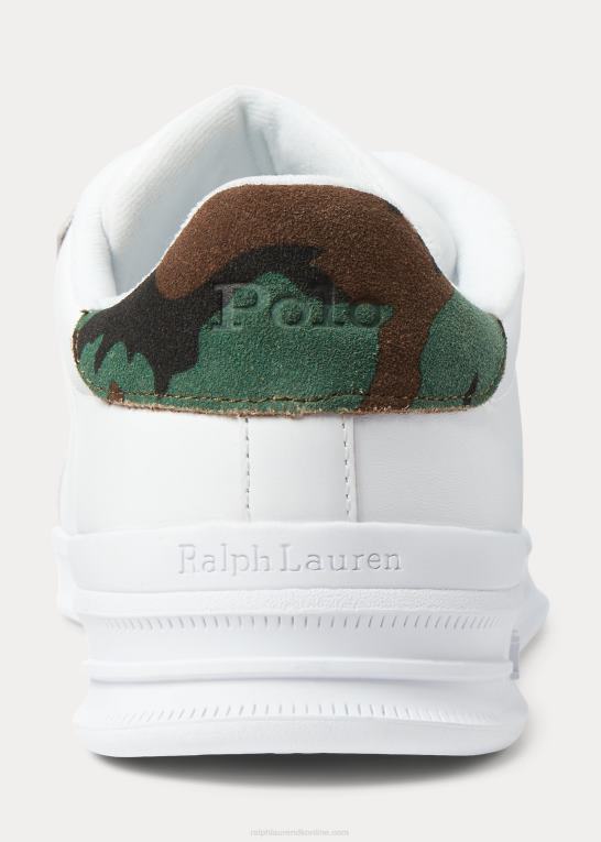 hvid/camo Mænd Ralph Lauren Heritage Court ii sneaker Z426B8724