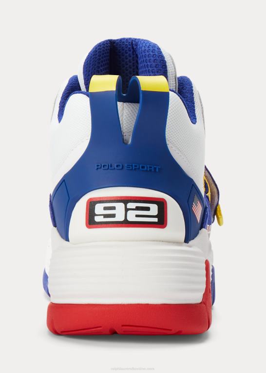 hvid/kongelig Mænd Ralph Lauren ps100 high-top sneaker Z426B1936