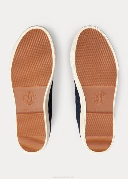 indigo Mænd Ralph Lauren mayport canvas sneaker Z426B1955