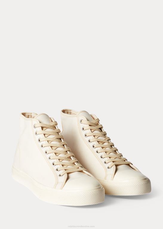 lærred naturligt Mænd Ralph Lauren mayport canvas sneaker Z426B2125