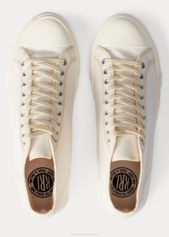 lærred naturligt Mænd Ralph Lauren mayport canvas sneaker Z426B2125