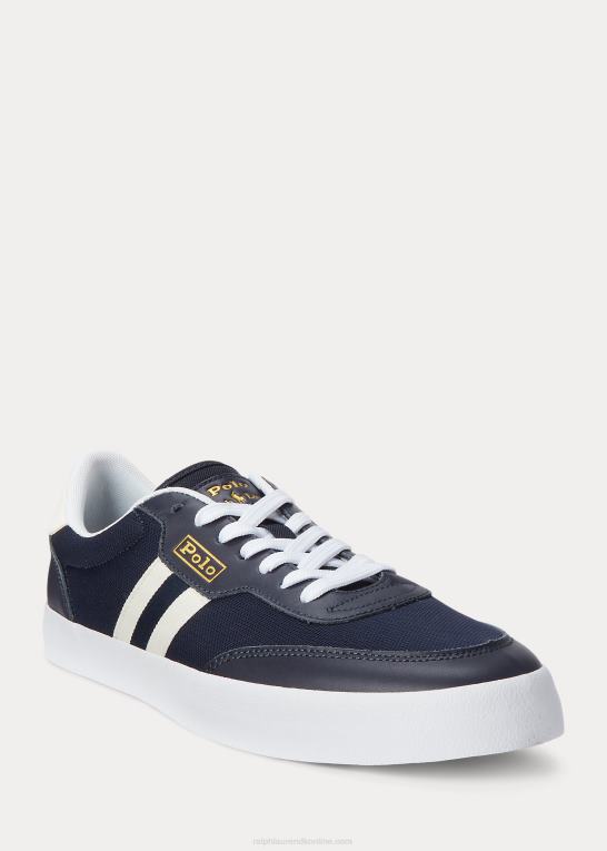 marineblå/creme Mænd Ralph Lauren domstol lav-top sneaker Z426B1980