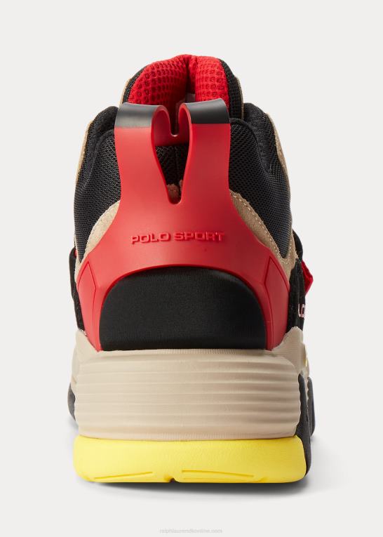 monument tan Mænd Ralph Lauren ps100 high-top sneaker Z426B1938