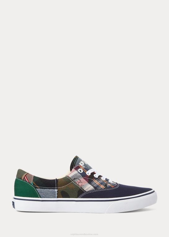 multi Mænd Ralph Lauren keaton patchwork sneaker Z426B2039